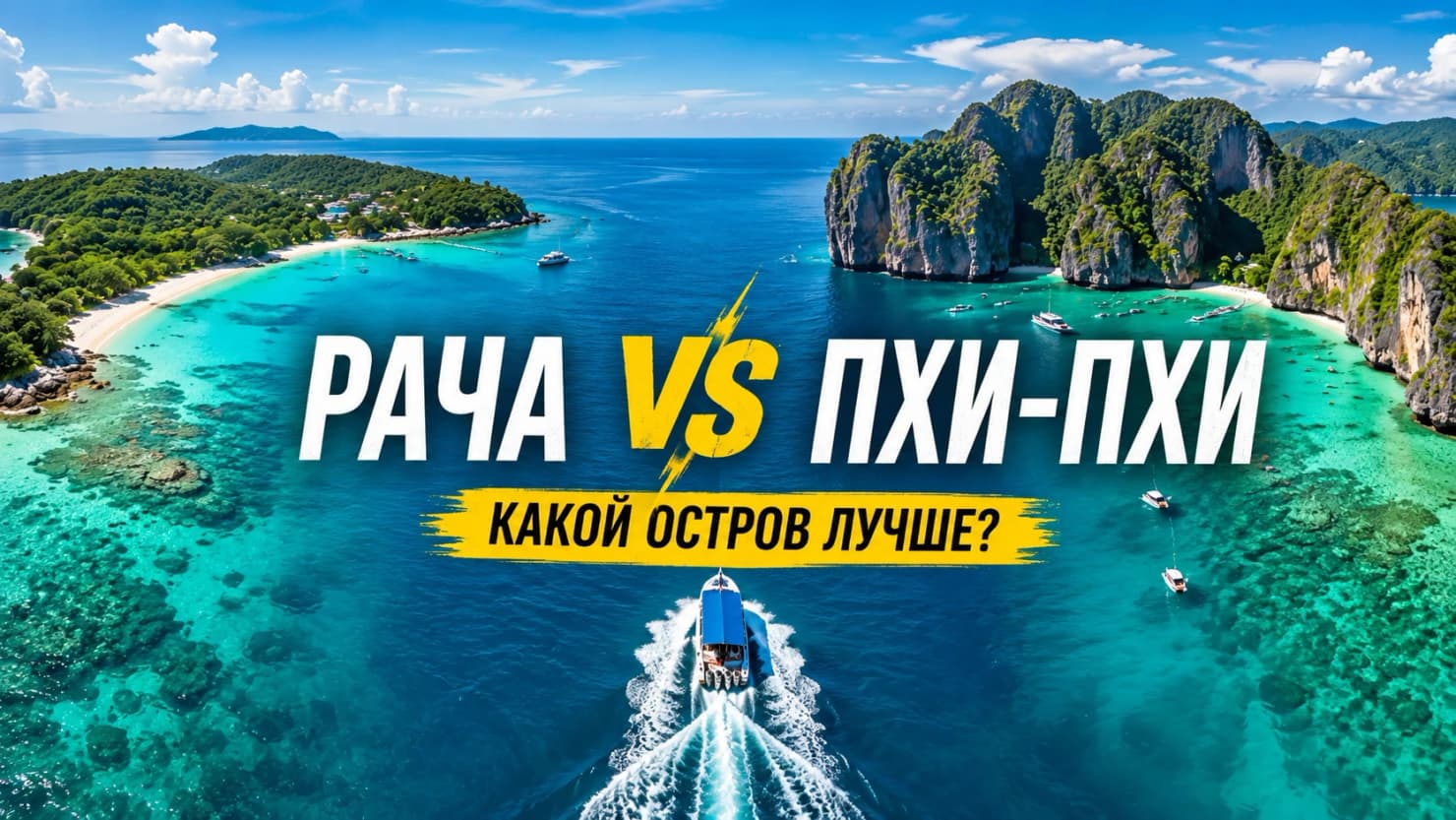 Рача или Пхи-Пхи: какой остров лучше выбрать на Пхукете в 2026 году