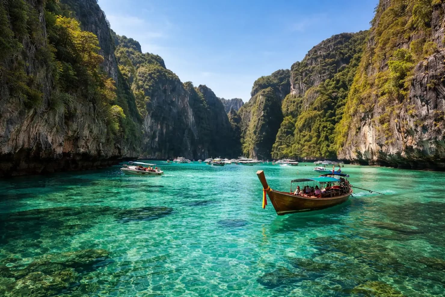 Лагуна Пиле на острове Пхи-Пхи Лей